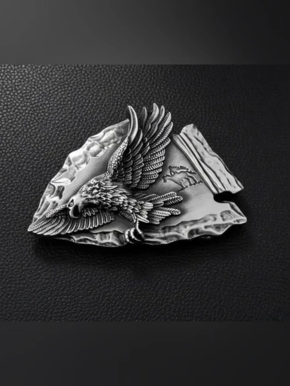 Native arrowhead bull steer belt buckle Choose From 3 Designs